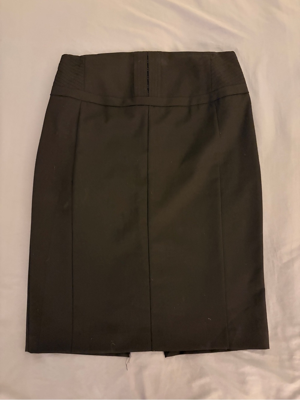 Express black pencil skirt with leopard lining. Like new condition.